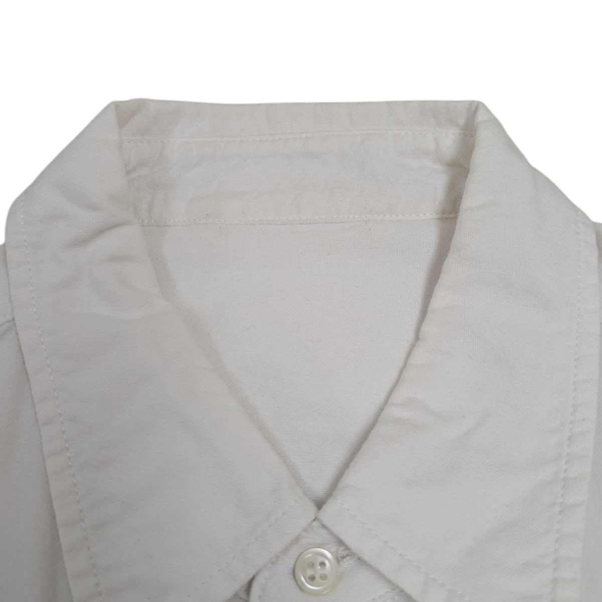 【fresh service】FSW-21-SH_66・ホワイト・長袖シャツ FreshService OXFORD FLAP POCKET L/S SHIRT(FSW-21-SH_66