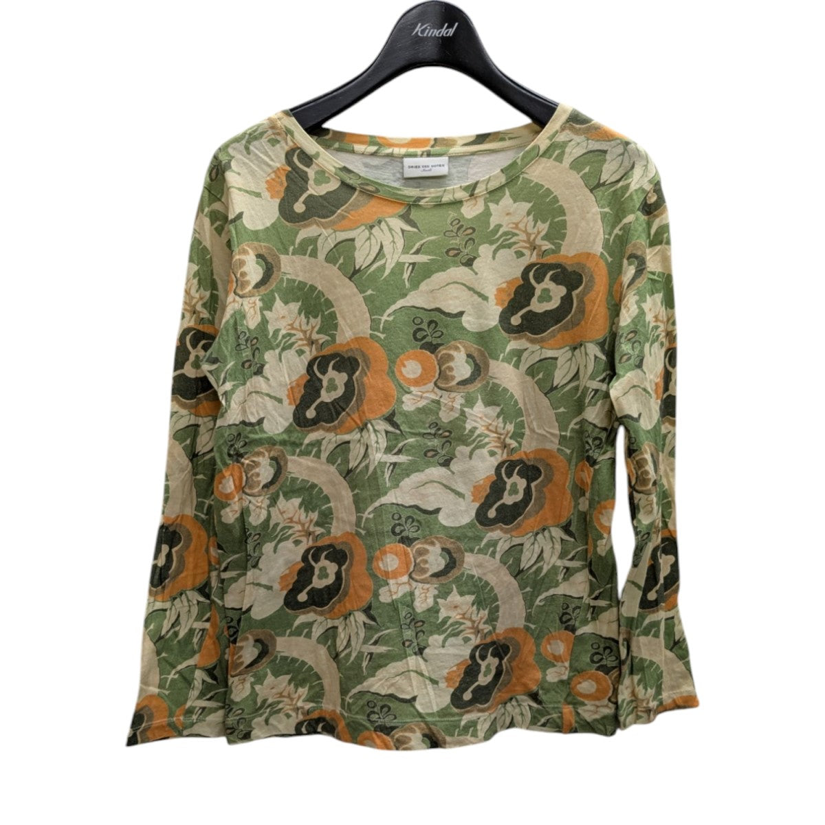 ドリスヴァンノッテン DRIES VAN NOTEN レオパード 半袖ブラウス ベージュ サイズ：36 DRIES VAN NOTEN(ドリスヴァンノッテン) レオパード半袖ブラウス