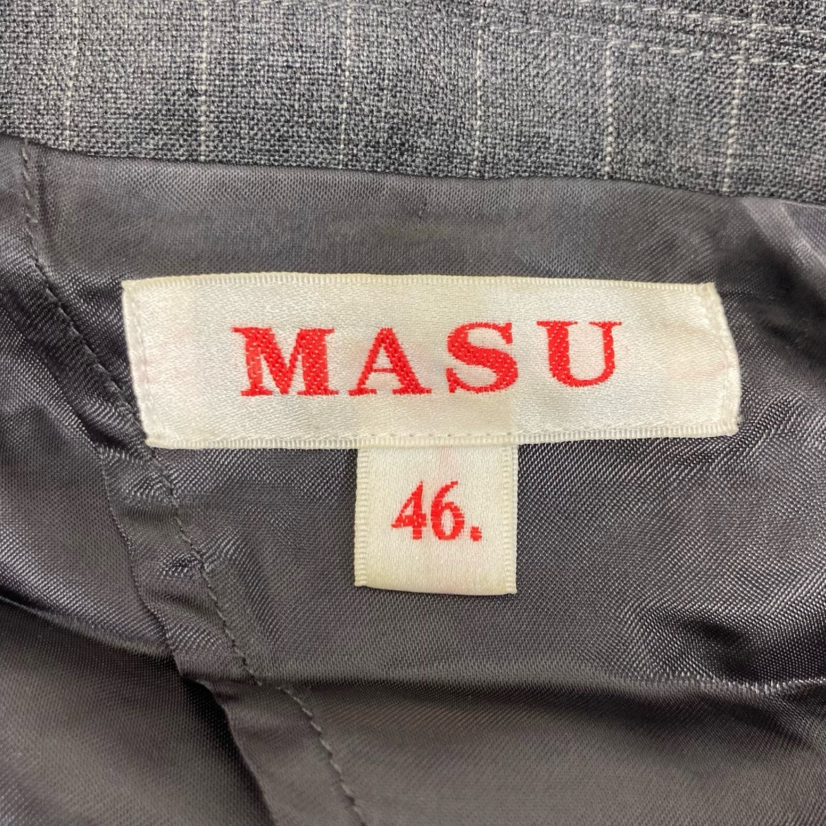 MASU(エムエーエスユー) 22AWFUTURE LAYERED JACKETレイヤードジャケットMVFW-JK0122 MVFW-JK0122 グレー  サイズ 4｜【公式】カインドオルオンライン ブランド古着・中古通販【kindal】