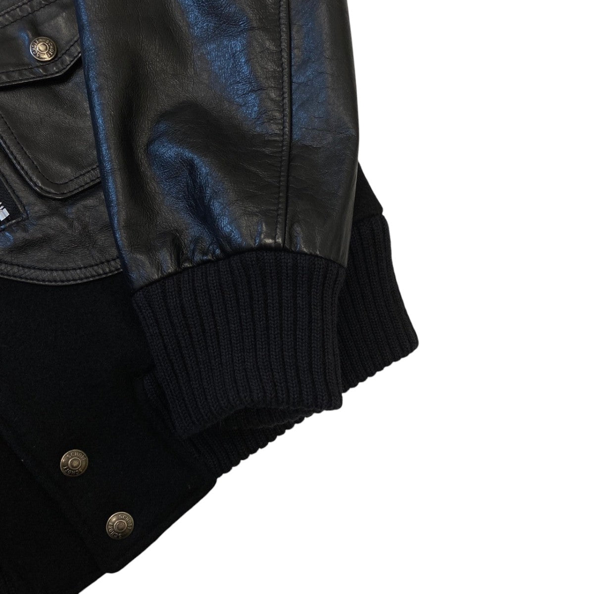 Schott(ショット) D POCKET VARSITY JACKETレザージャケット