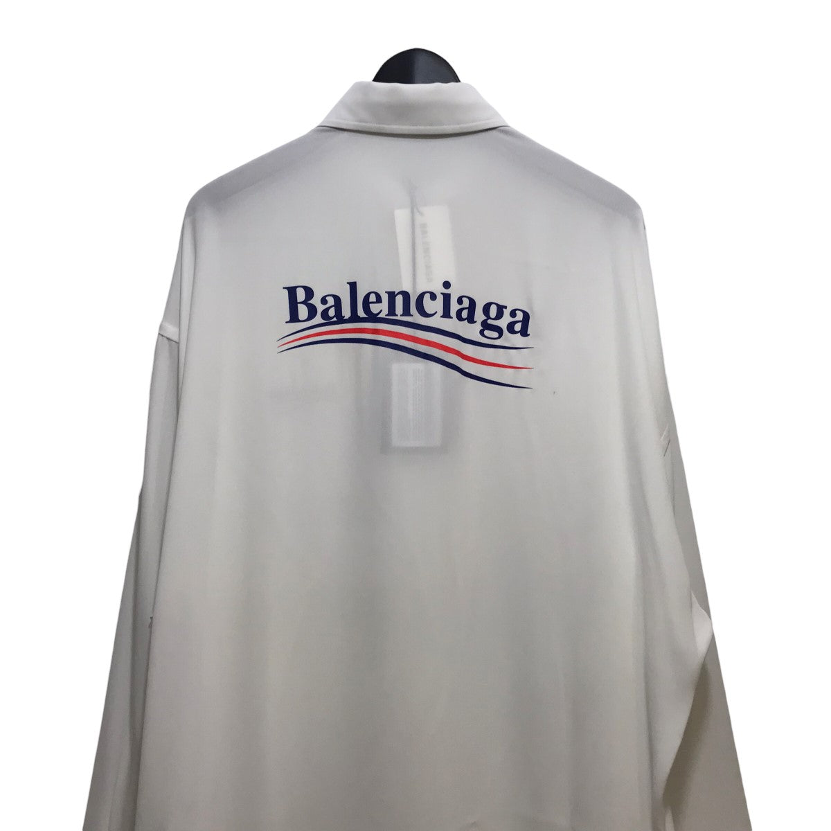 BALENCIAGA(バレンシアガ) キャンペーンロゴ 長袖シアーシャツ623039 623039 ホワイト サイズ  36｜【公式】カインドオルオンライン ブランド古着・中古通販【kindal】