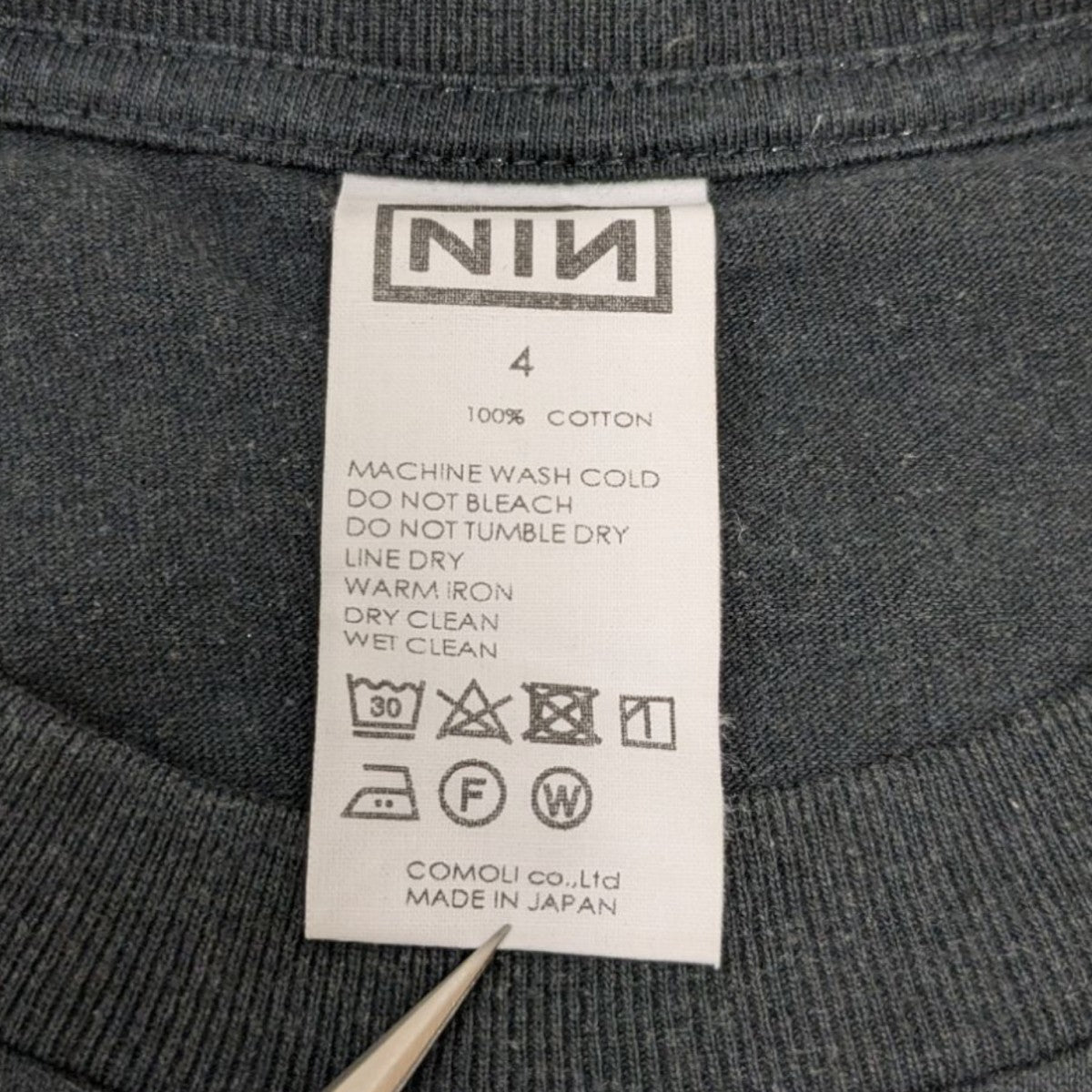 COMOLI×NINE INCH NAILS Trent Reznor LIVE PHOTO T-Shirts