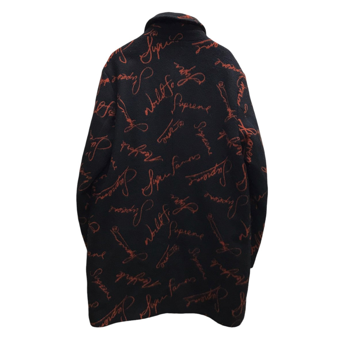 Script Logos Wool Overcoatロゴオーバーコート