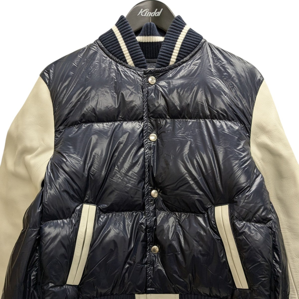 sacai(サカイ) ダウンジャケット 23-06865 ネイビー×ホワイト サイズ 2