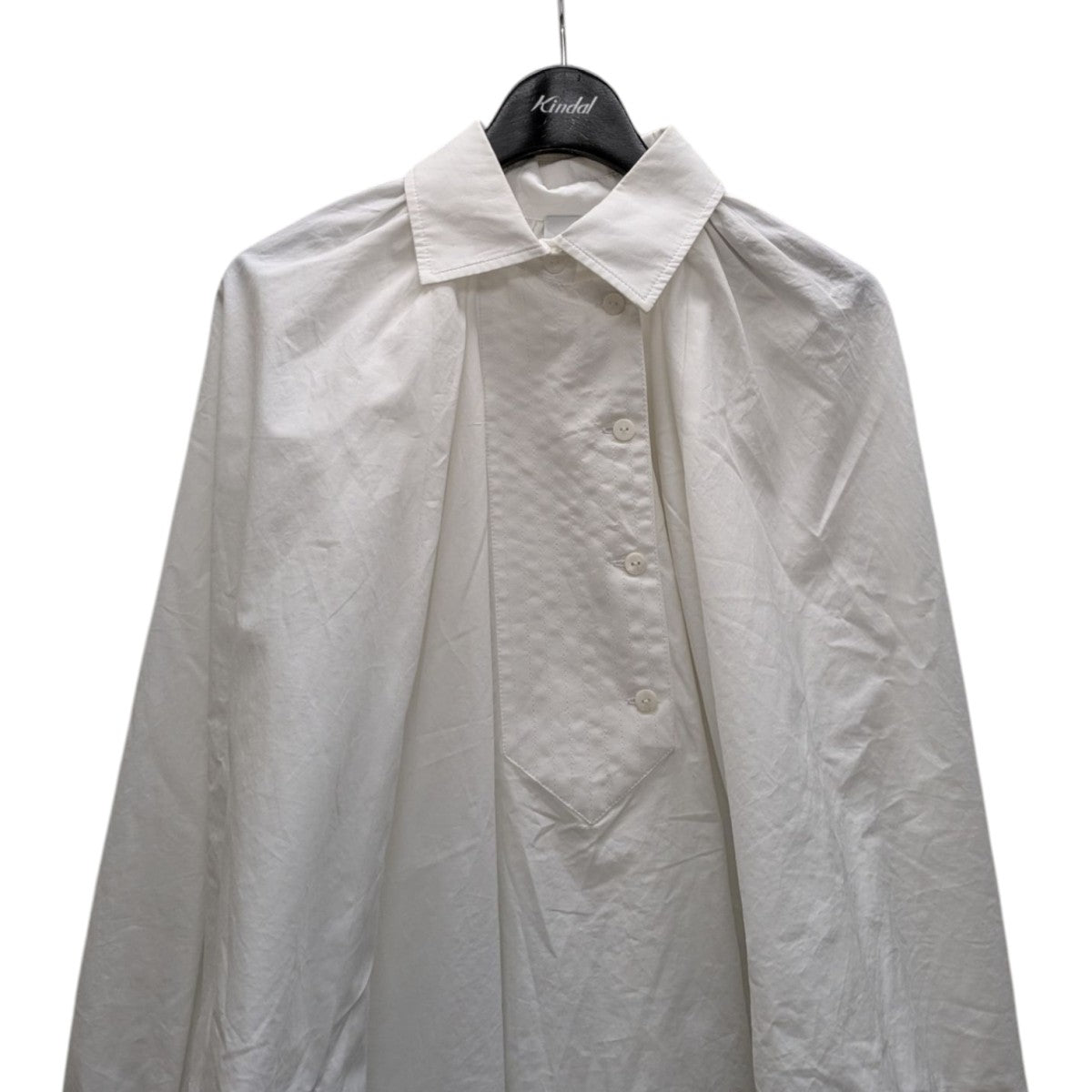 Patou(パトゥ) サステナブルアルパカ混紡 ジャカードニット ホワイト