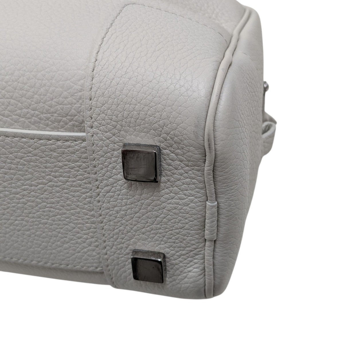 ロエベ　アマソナ23 ホワイト ロエベアマソナ 23 ホワイト レディース カーフ ハンドバッグ