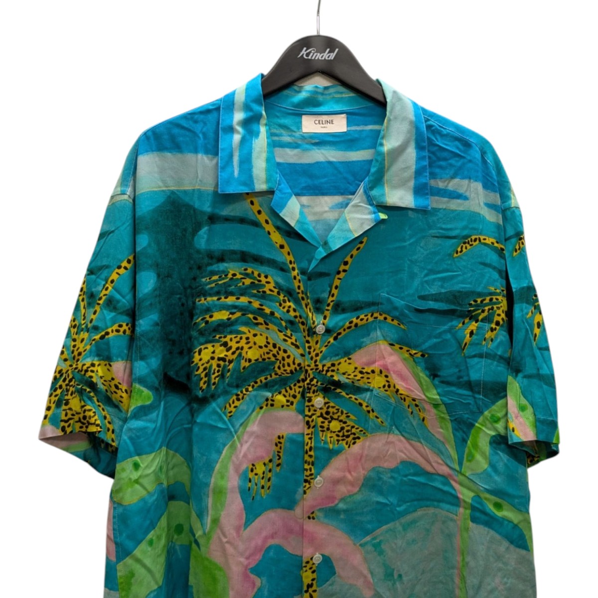 CELINE アーティストプリントルーズハワイアン半袖シャツ 楽天市場】CELINE セリーヌ Hawaiian Shirts ハワイアンシャツ