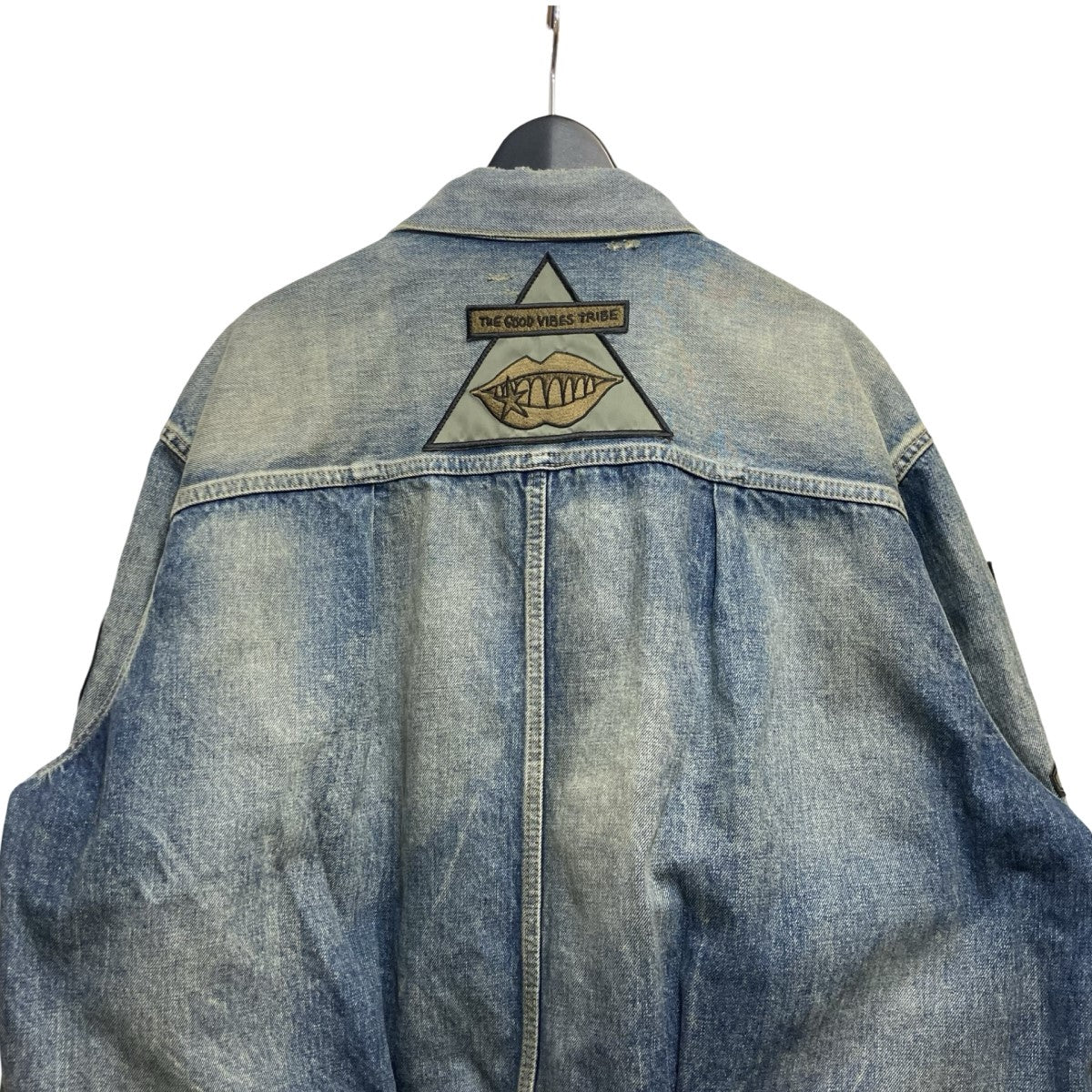 sacai×GONZ 24AWDenim Jacketパッチワークデニムジャケット24-03525M 24-03525M インディゴ サイズ  2｜【公式】カインドオルオンライン ブランド古着・中古通販【kindal】