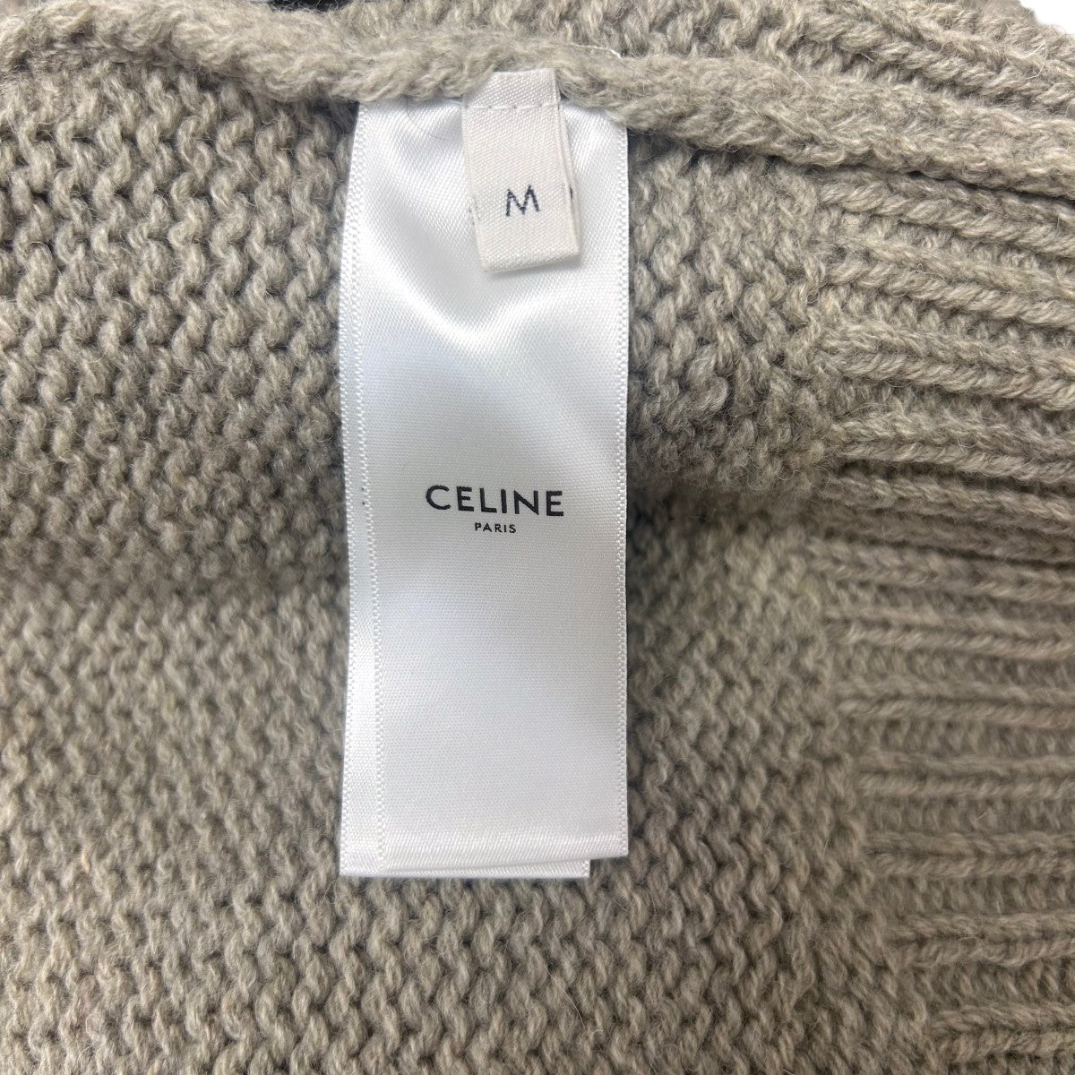 CELINE クルーネックニット　フェアアイル　トリオンフ クルーネックセーター / トリオンフ フェアアイル ウール - ネイビー