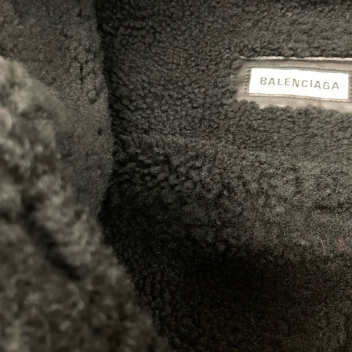 BALENCIAGA(バレンシアガ) ムートンロゴボンバージャケット