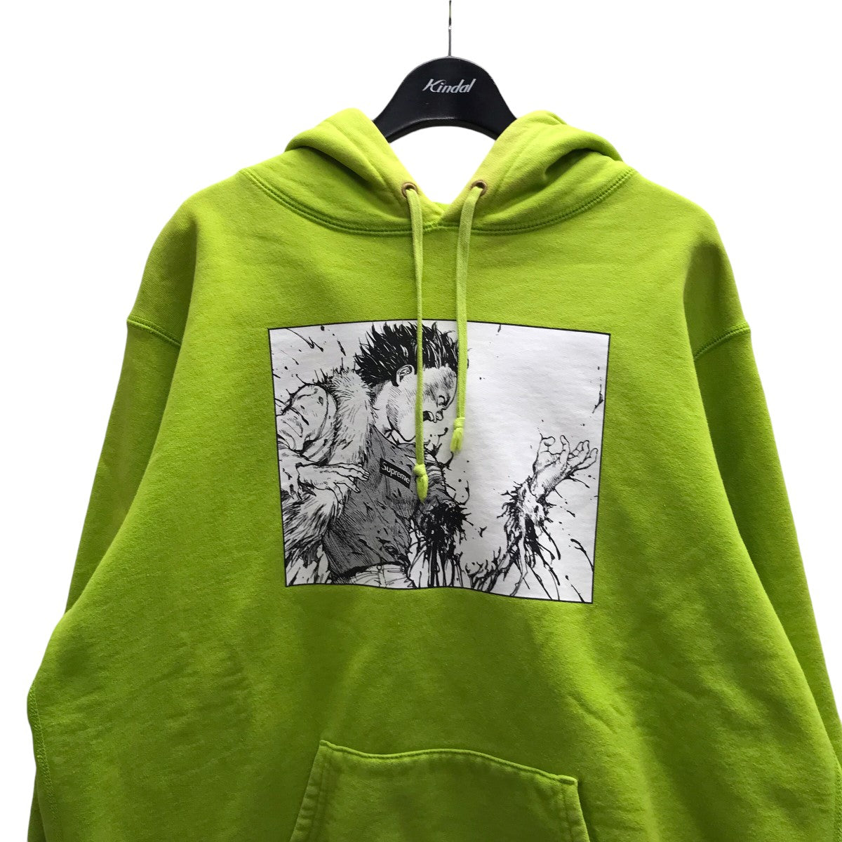 Arm Hooded Sweatshirtプリントプルオーバーパーカー