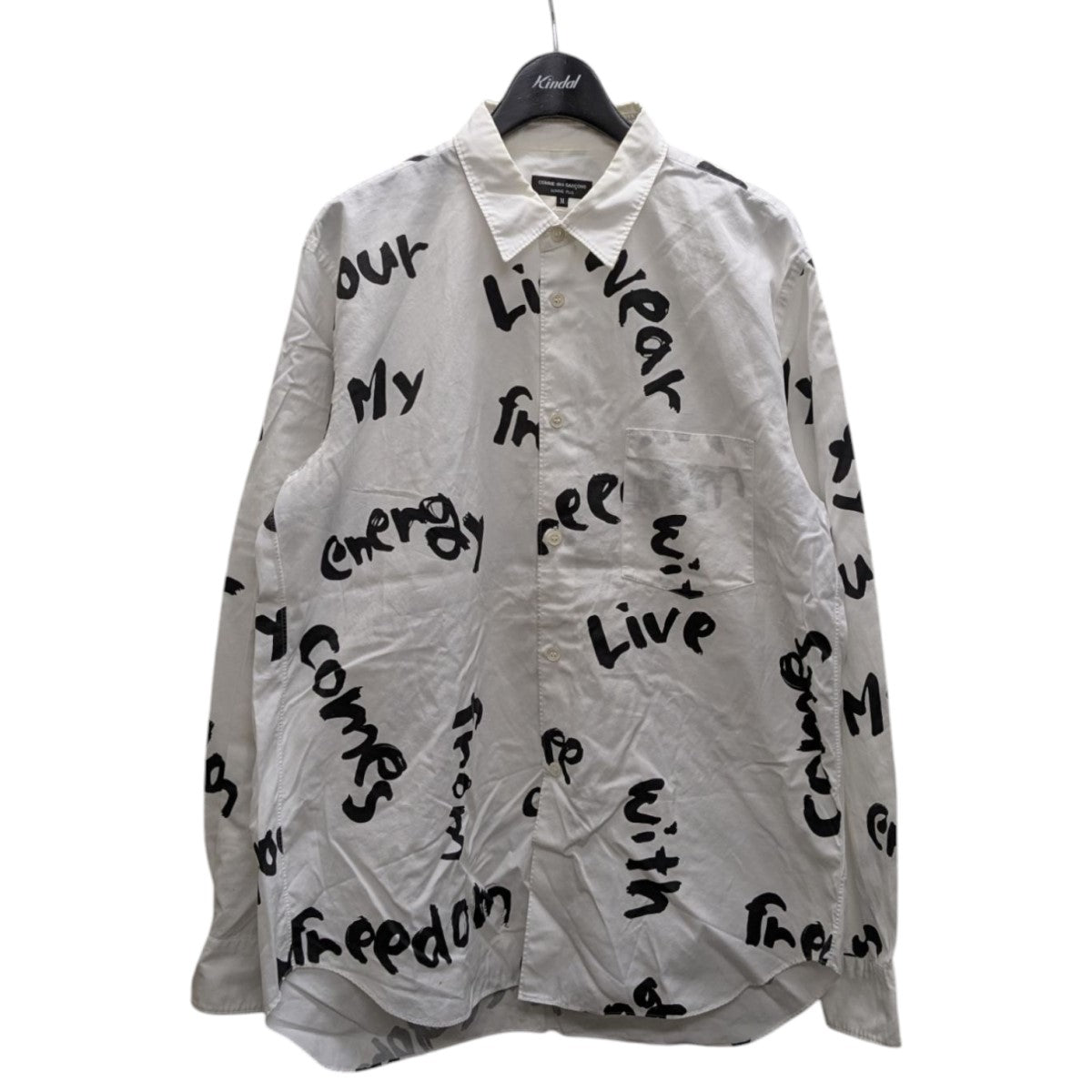 COMME des GARCONS HOMME PLUS 21AWFreedom Graphic ShirtsグラフィックシャツPH-B015 古着・中古-1枚目のアイテム画像