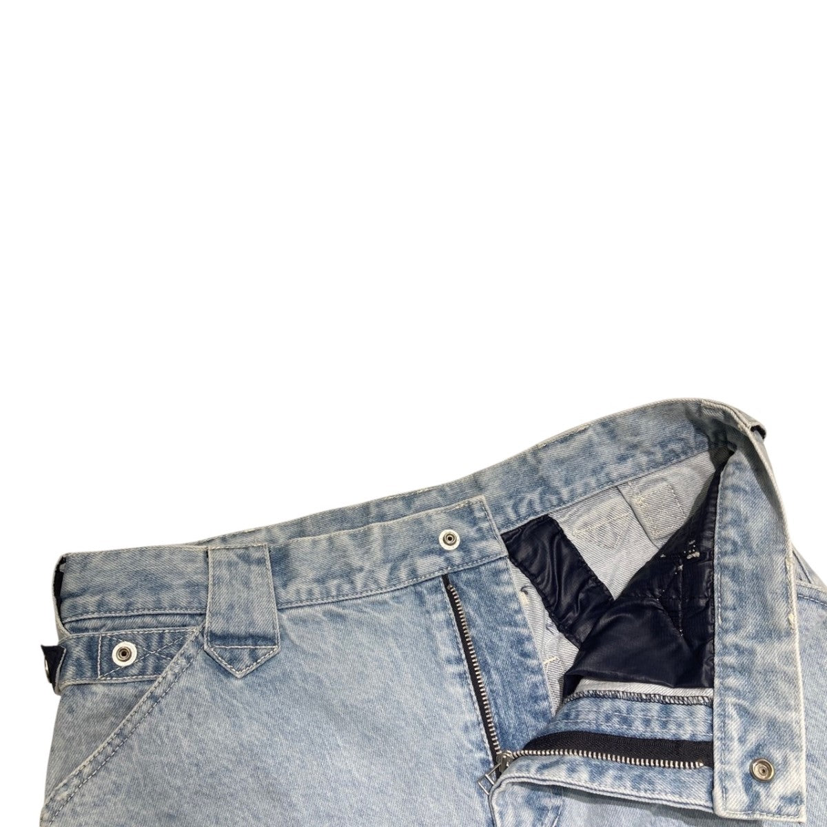 23AWCRACKS BLEACH FLARED DENIM PANTSデニムパンツ23A0108