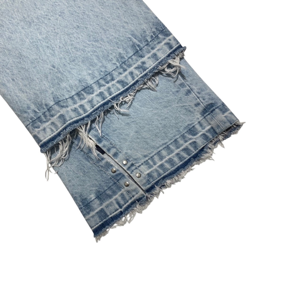 Tamme(タム) 23AWCRACKS BLEACH FLARED DENIM PANTSデニムパンツ