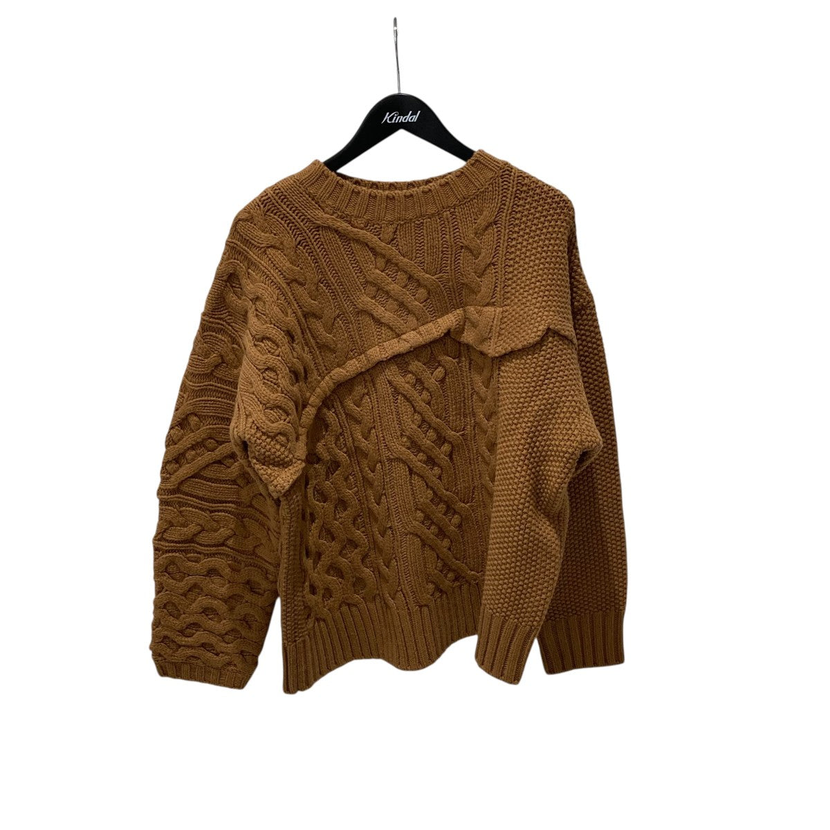 22AW13° CARBLE KNIT POケーブルニット22A0062