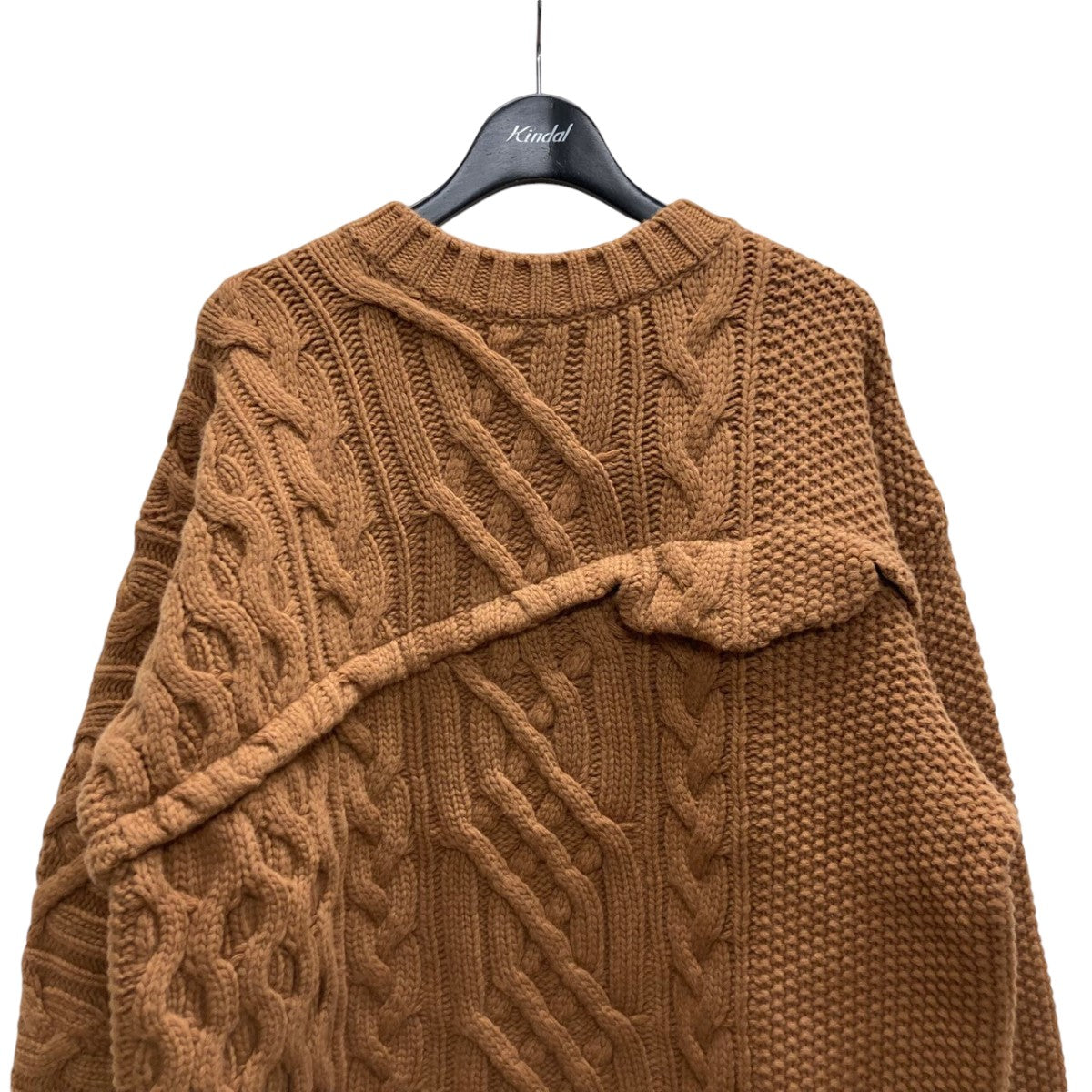 22AW13° CARBLE KNIT POケーブルニット22A0062