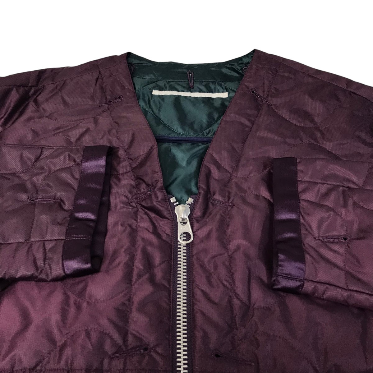 23AW QUILTING LONG BLOUSON リバーシブルキルティングジャケット