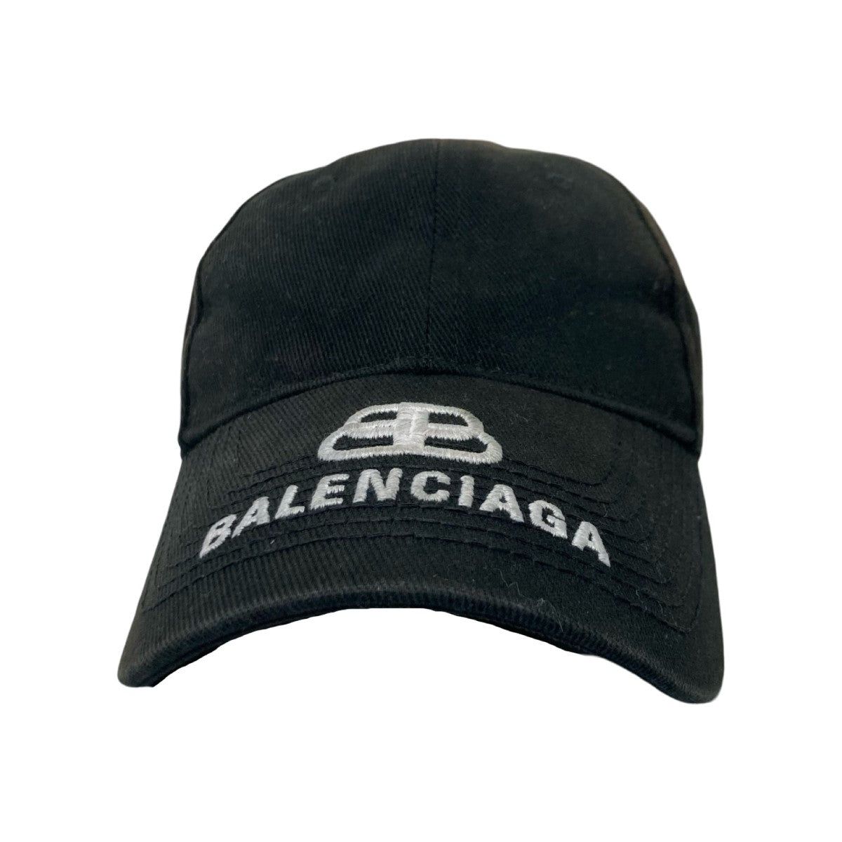 BALENCIAGA(バレンシアガ) ロゴ刺繍キャップ ブラック｜【公式】カインドオルオンライン ブランド古着・中古通販【kindal】