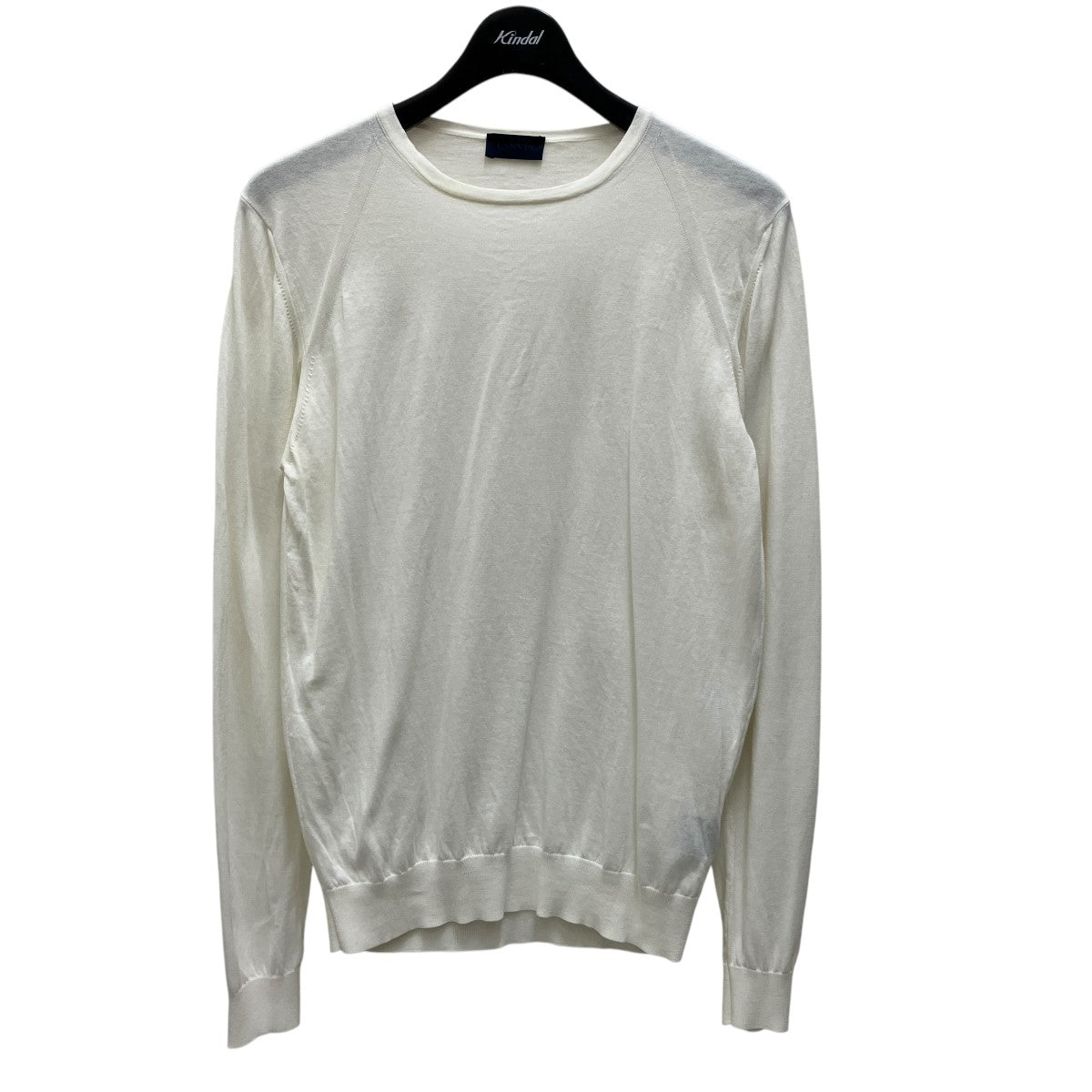 新品未使用 LANVIN 半袖トップス サイズ38 ホワイト/グレー