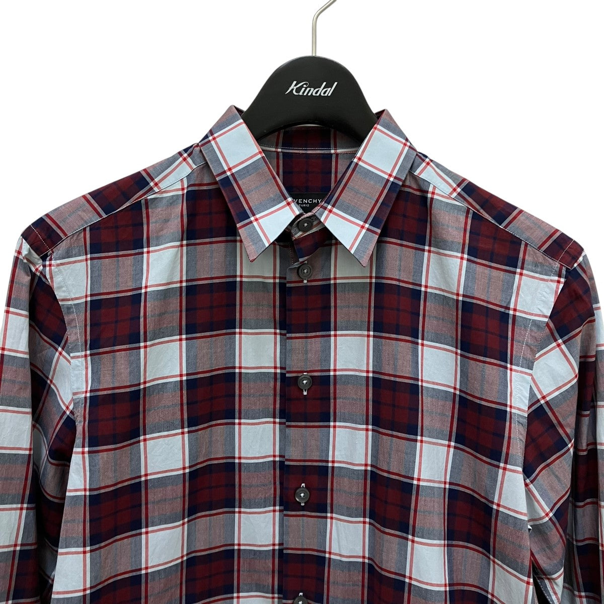 ジバンシィのチェック シャツです。 GIVENCHY 古着・中古 トップス アイテム