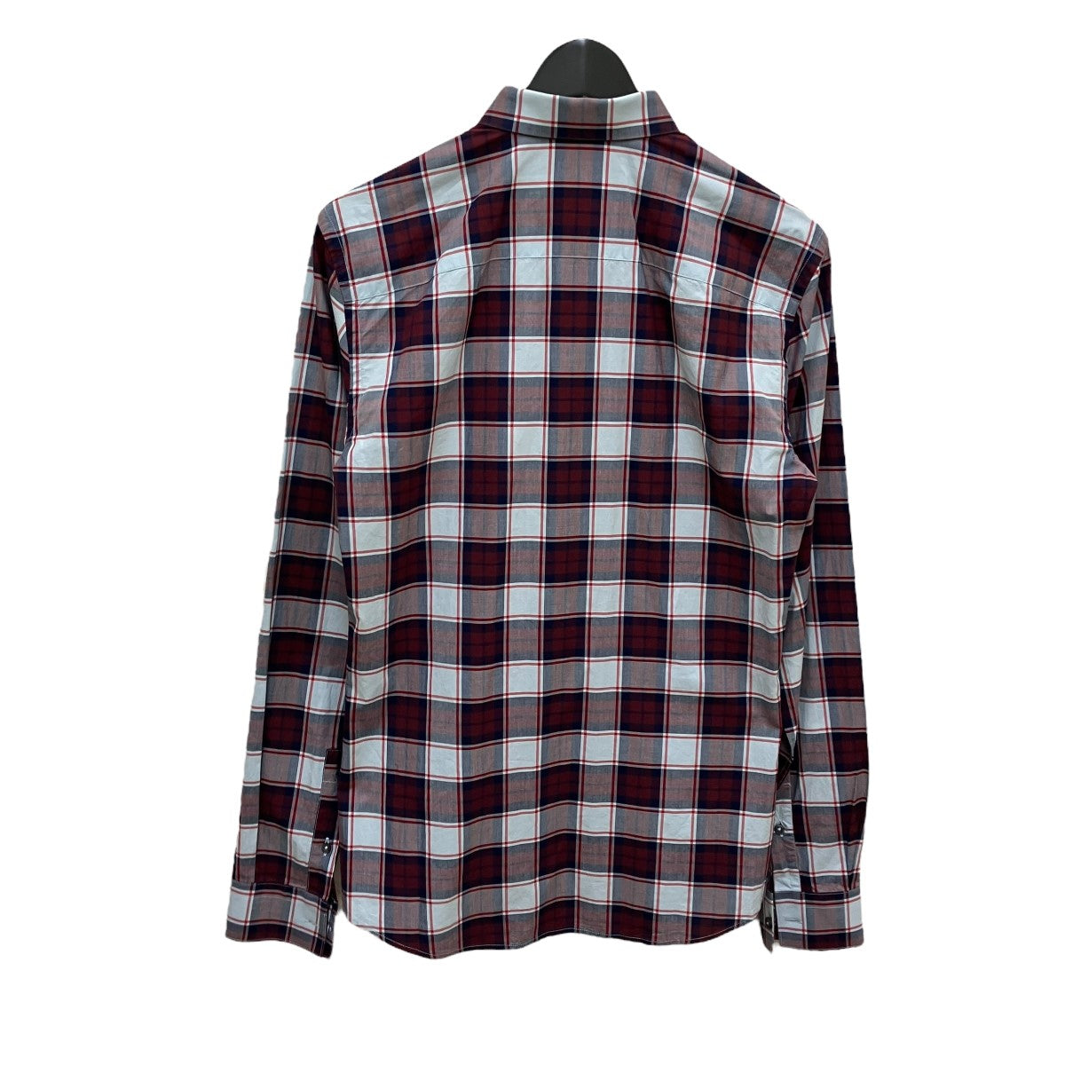 【スーパーセール】 GIVENCHY(ジバンシィ) サイズ レッド×ホワイト チェックシャツ パンツ