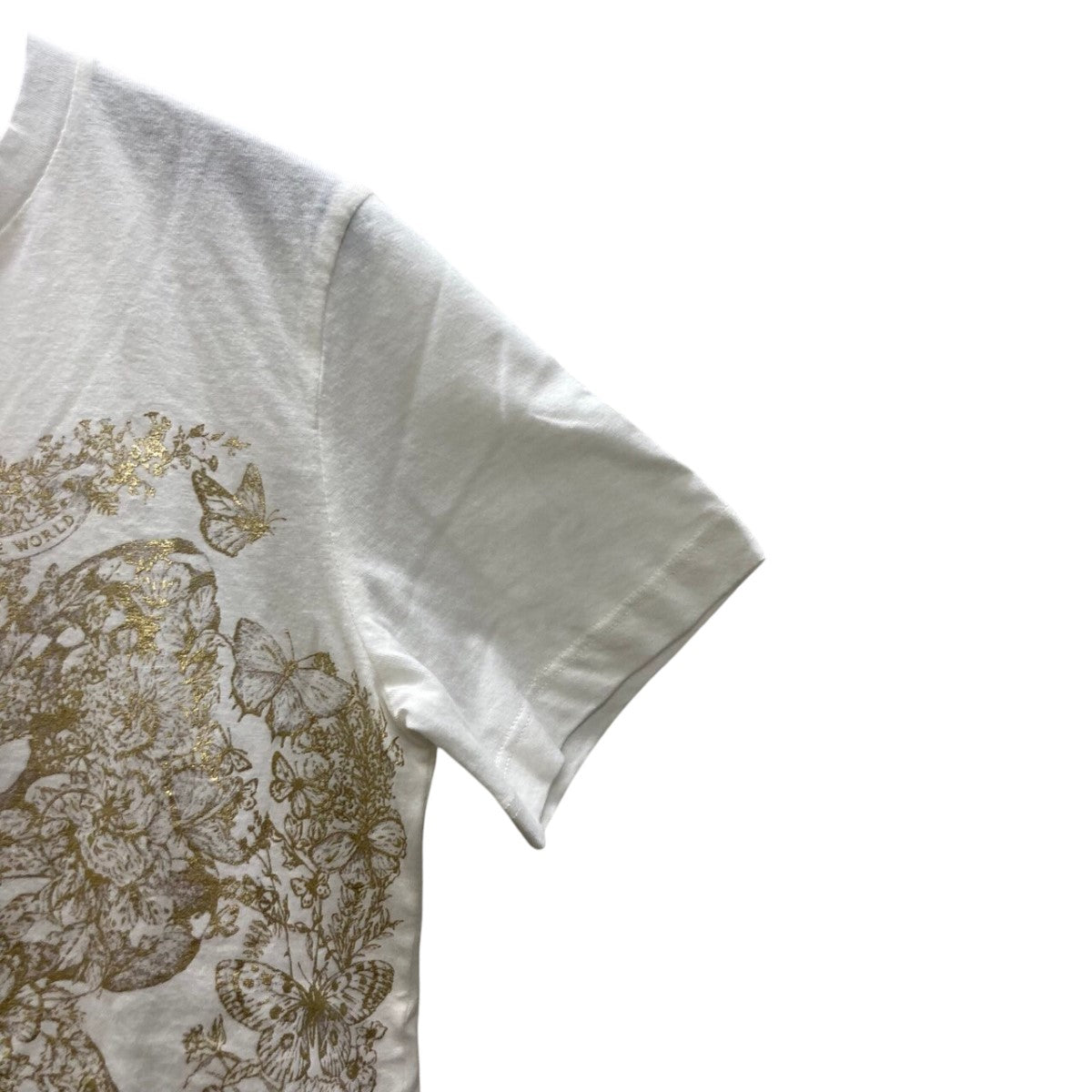 【新品未使用】Dior Butterfly Tシャツ Dior Butterfly Embroidered T-Shirt in Elegant Black - E