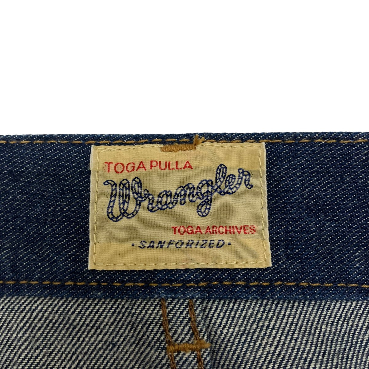 ラングラー×トーガプルラのHigh waist pants denim デニムパンツ TP82-FF516です。 Wrangler×TOGA PULLA 古着・中古 ボトムス アイテム
