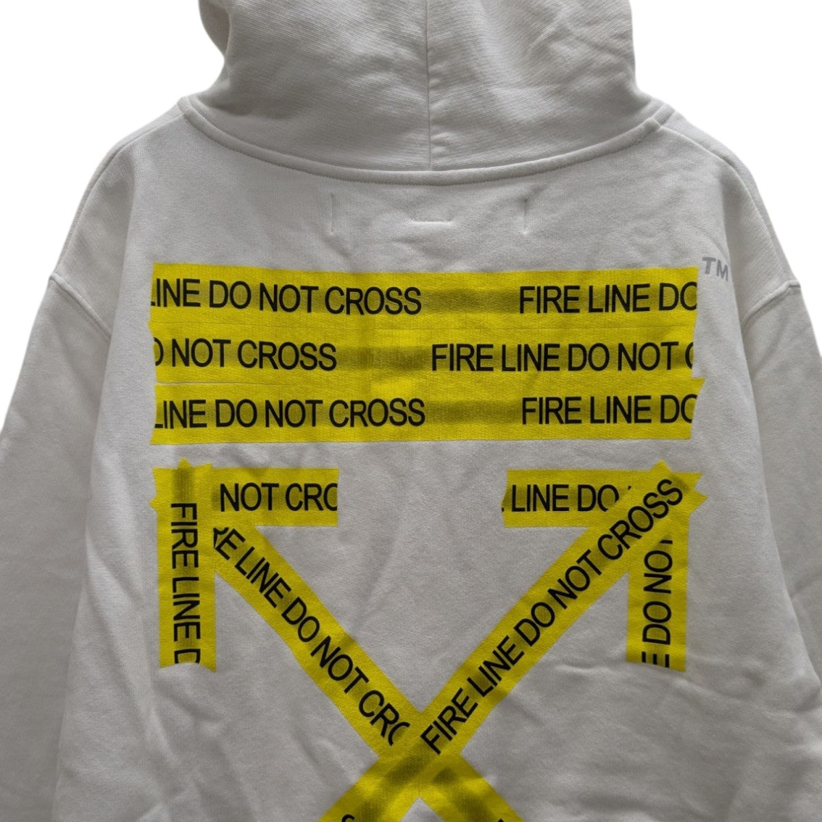 OFF-WHITE オフホワイト18SS ジップパーカー【中古】 1日限定価格 OFFWHITE(オフホワイト) ロゴジップパーカー OMBB030S18003024