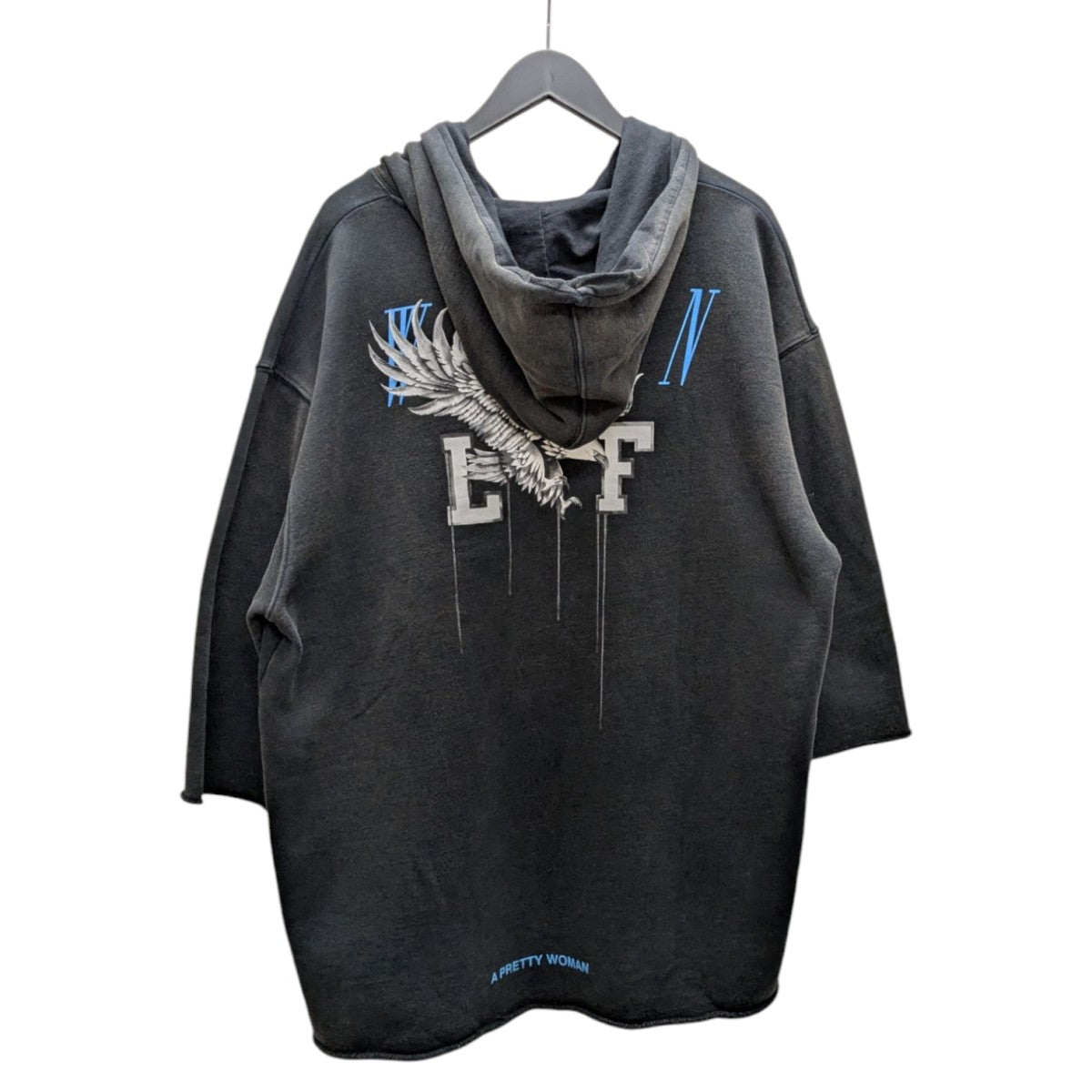 OFFWHITE イーグルプリントフーディ 古着・中古-4枚目のアイテム画像