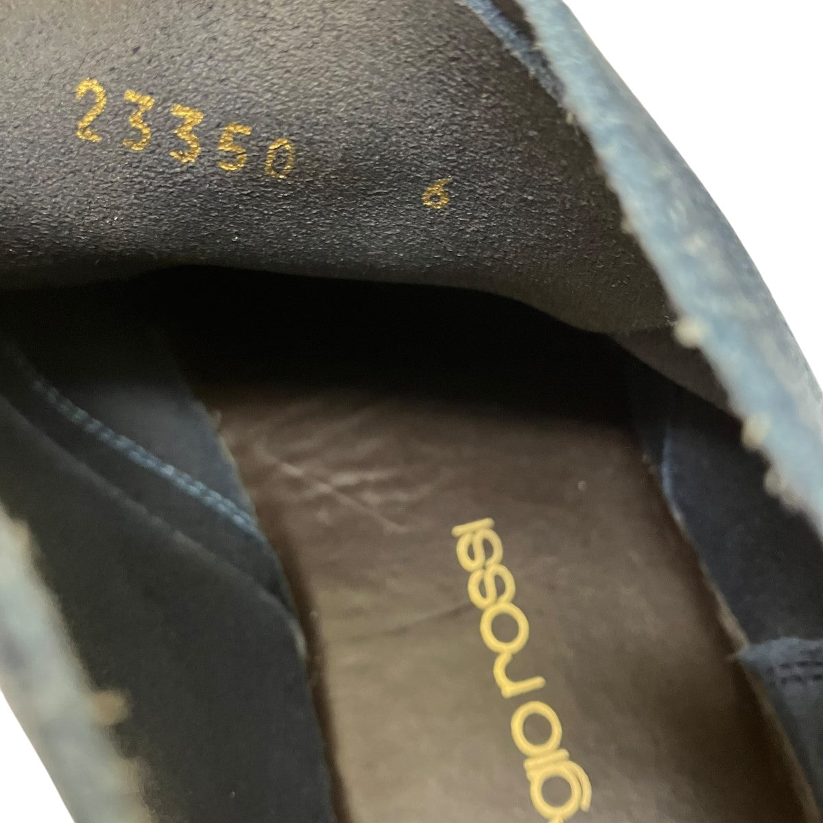 セルジオロッシのスウェードシューズ 23350です。 sergio rossi 古着・中古 シューズ アイテム