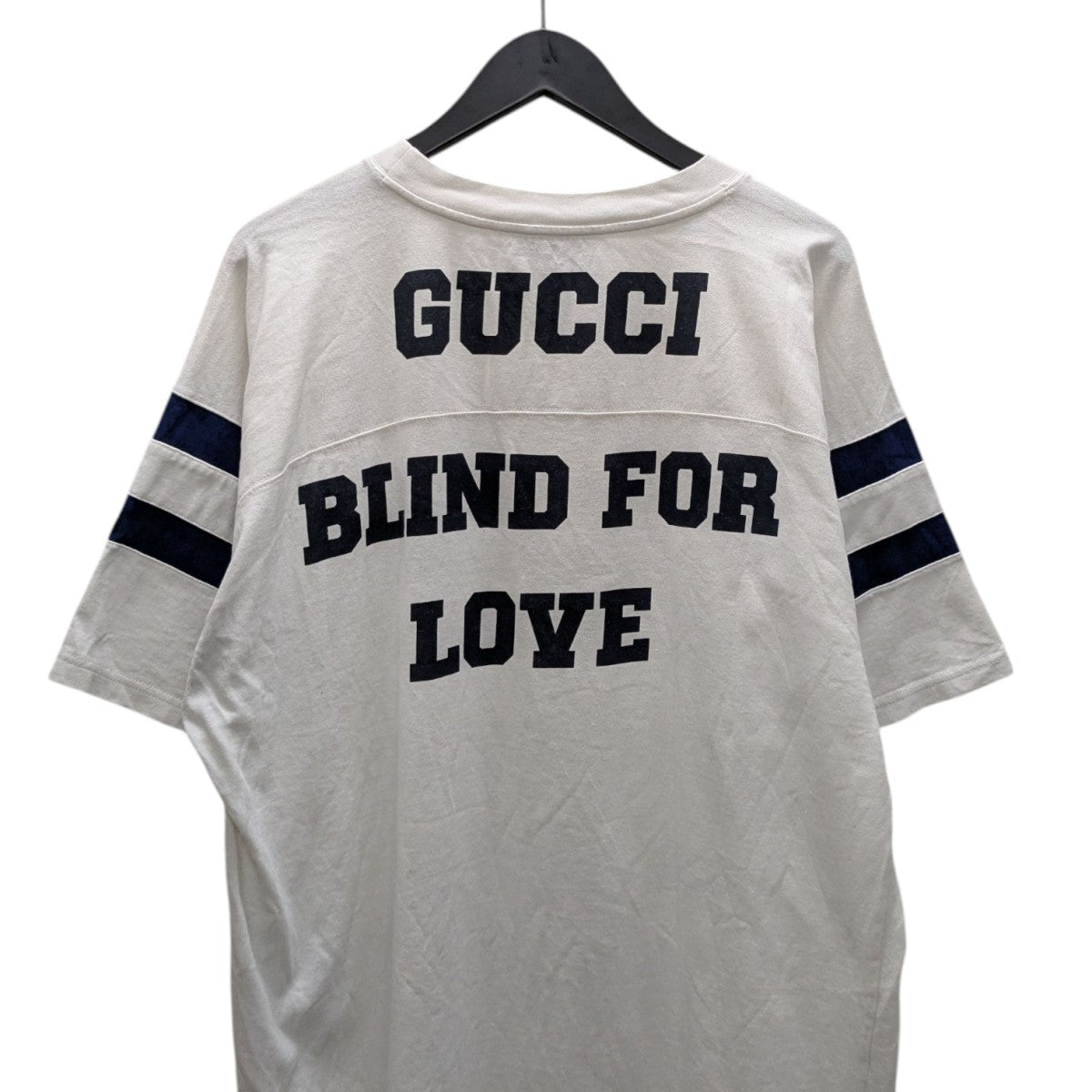 GUCCI(グッチ) ロゴナンバリング クルーネック フットボールTシャツ 