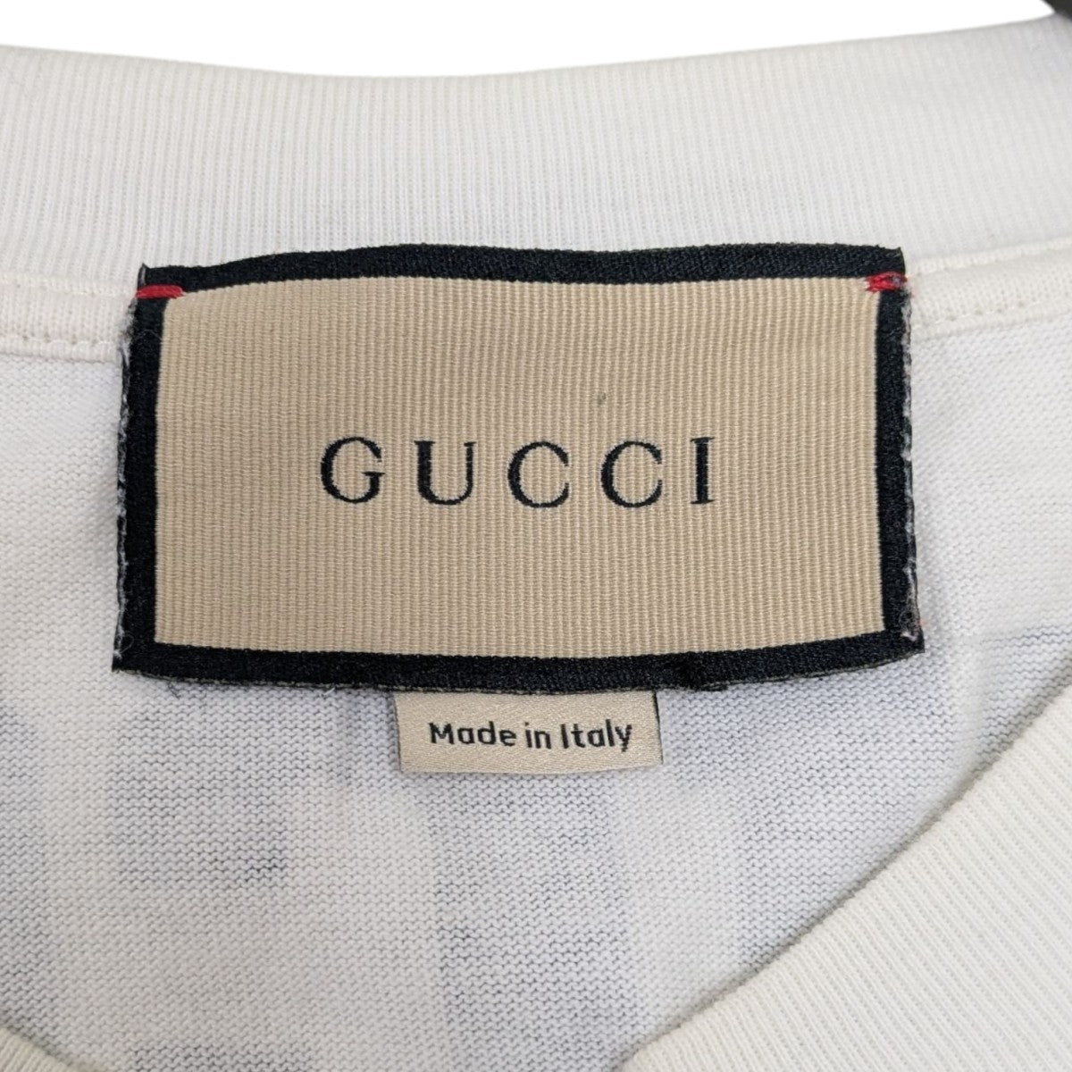 美品　GUCCI グッチ ナンバリングプリント 半袖Tシャツ　ホワイト　Sサイズ 楽天市場】グッチ GUCCI Tシャツ 半袖Tシャツ 衣料品 トップス
