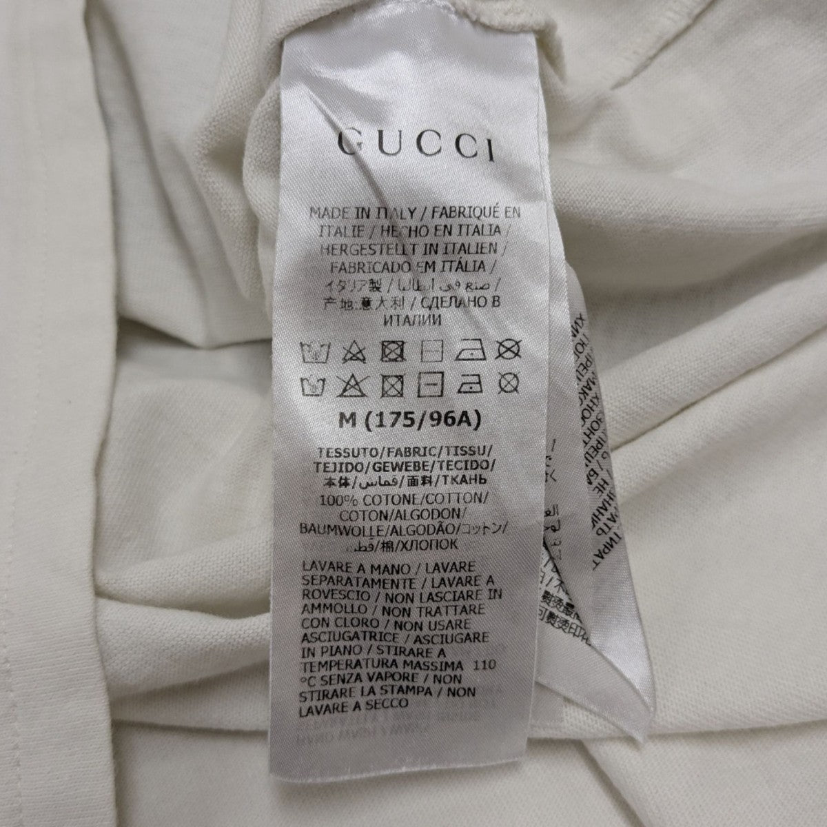 GUCCI(グッチ) ロゴナンバリング クルーネック フットボールT
