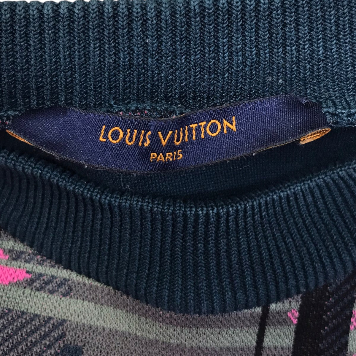 LOUIS VUITTON(ルイヴィトン) モノグラムジャカードスウェットシャツHKY75WZRW HKY75WZRW ブラック×グレー サイズ  L｜【公式】カインドオルオンライン ブランド古着・中古通販【kindal】