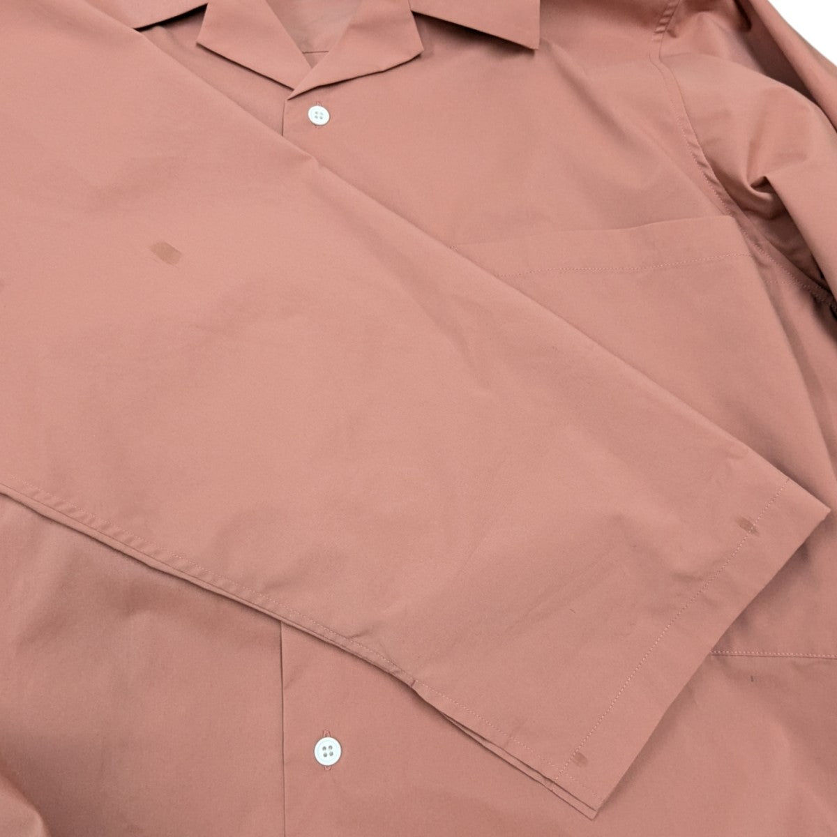 Sise OPEN COLLAR LONG SHIRTシャツコート18AW-SH-05 古着・中古-6枚目のアイテム画像