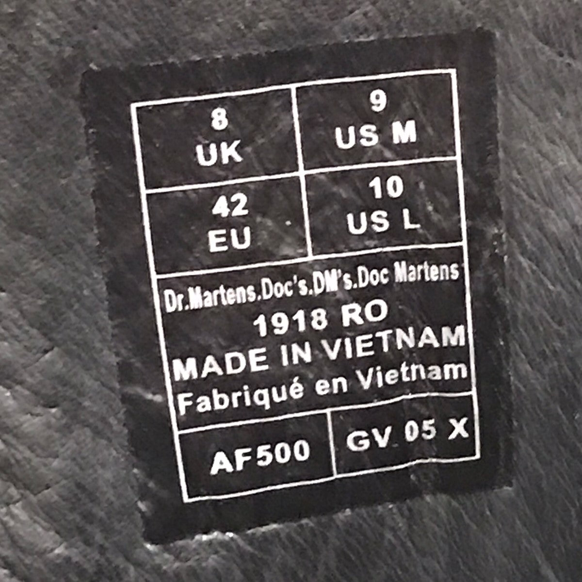 Dr．Martens×RICK OWENS 1918 Dmxl Ro／8ホールブーツ ブラック