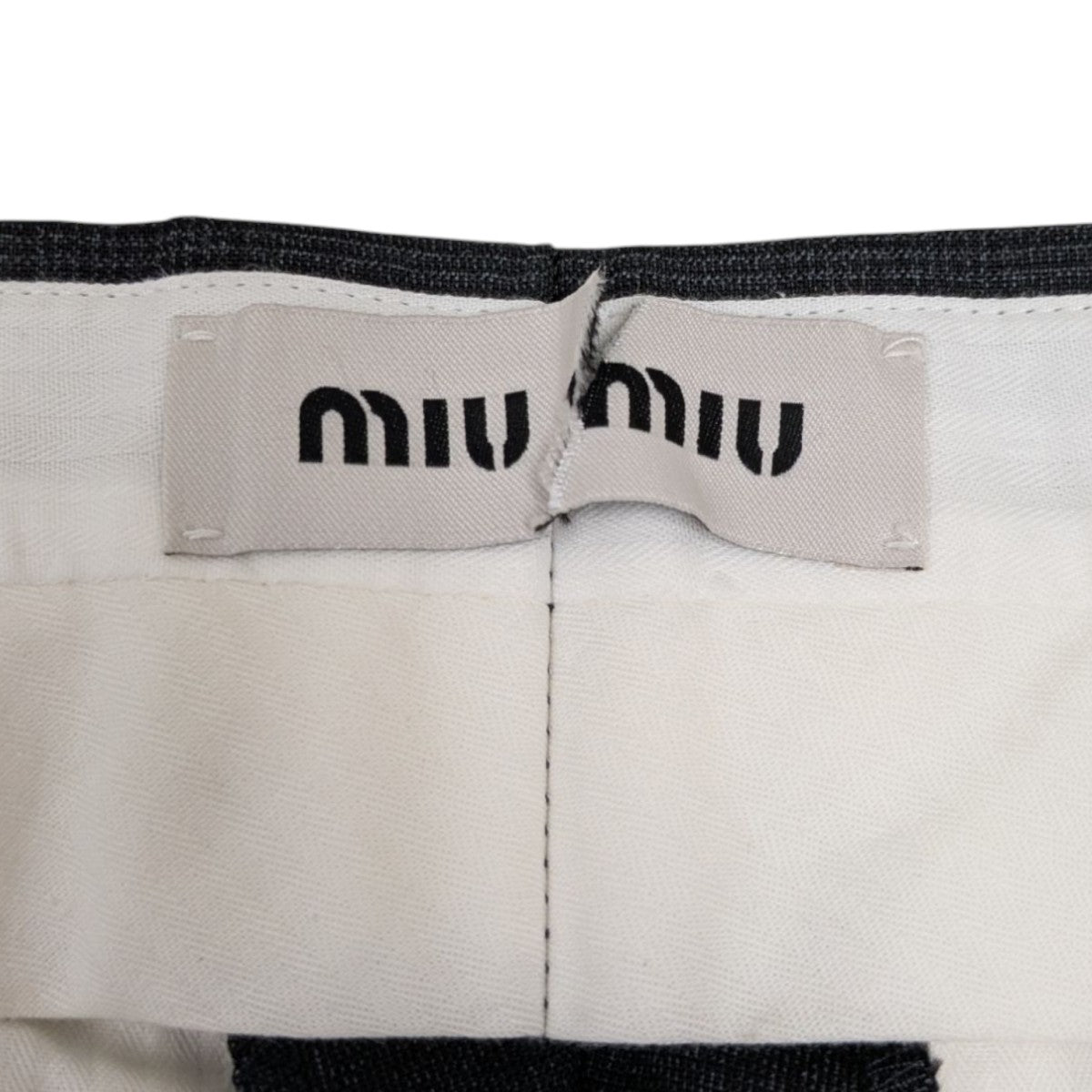 MIU MIU(ミュウミュウ) チェック柄スラックスDNA973 11EG DNA973
