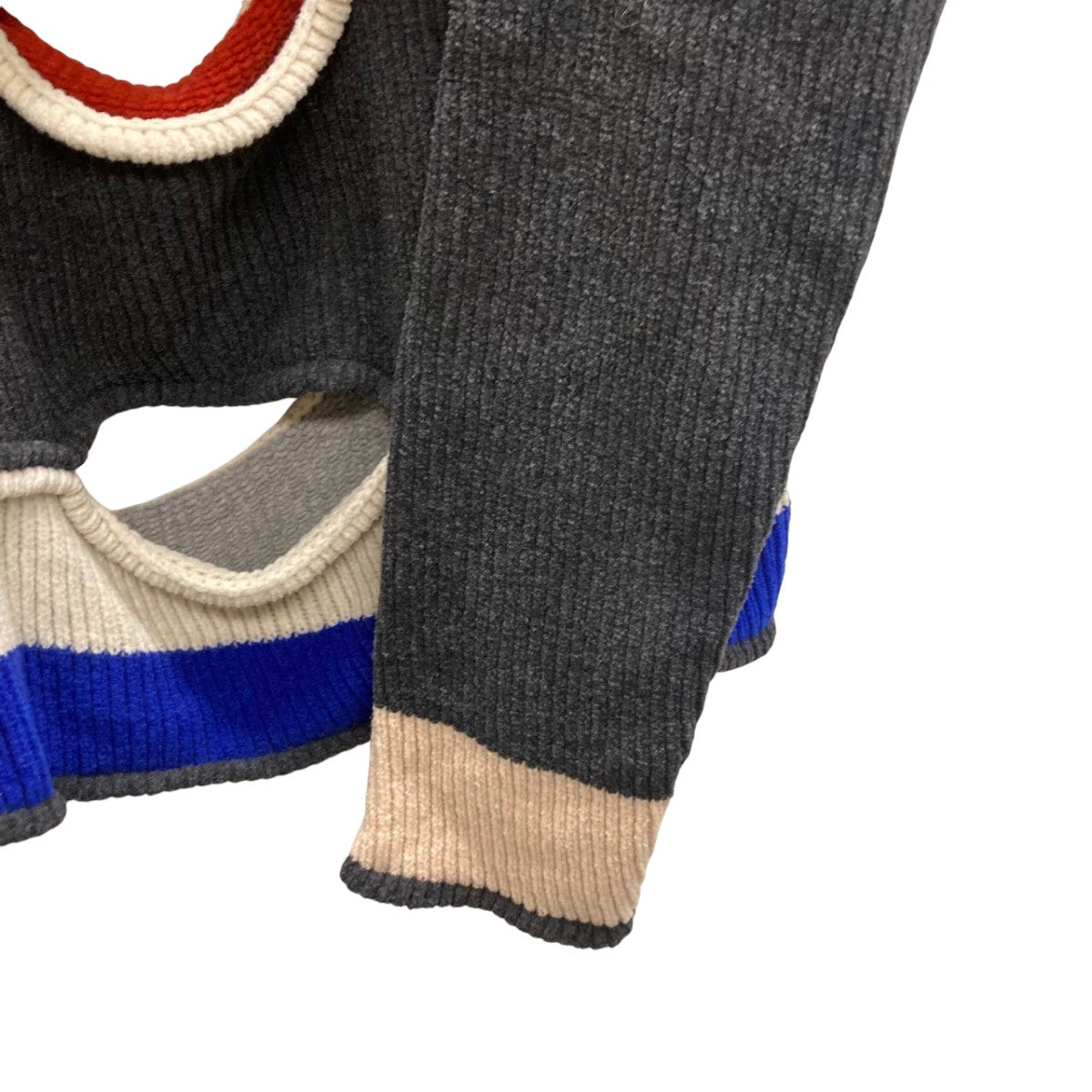 ECKHAUS LATTA ニヒリストカットアウトウールセーター764-EL-PS20-M 古着・中古-5枚目のアイテム画像