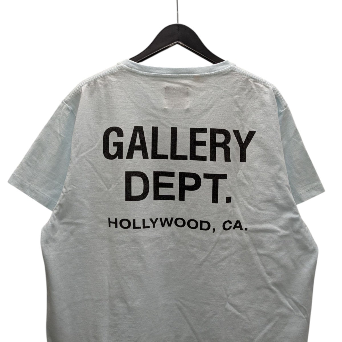 GALLERY DEPT(ギャラリー デプト) ロゴTシャツ スカイブルー