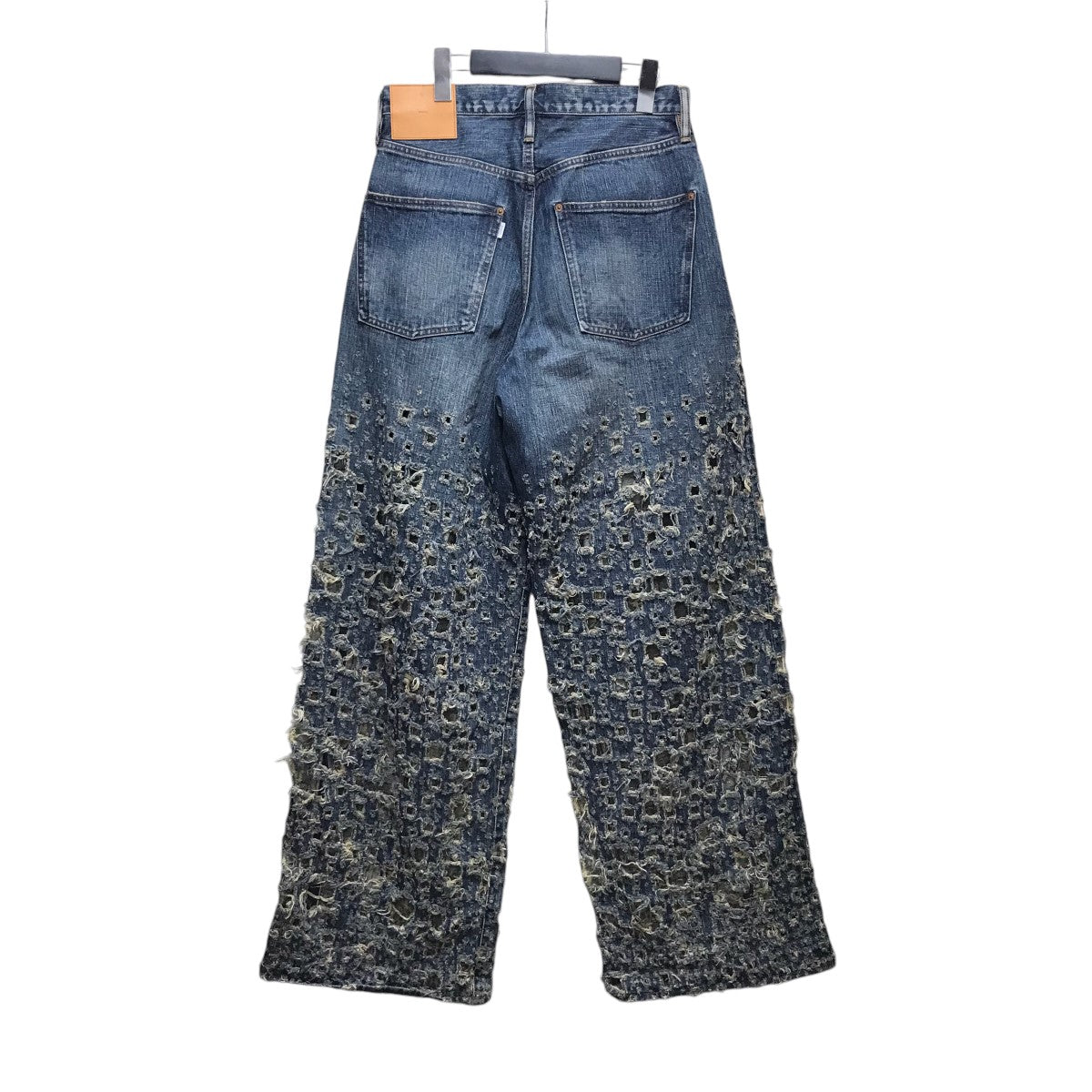 CRASHED MODERN DENIM WIDE TROUSERSデニムパンツ2441000424