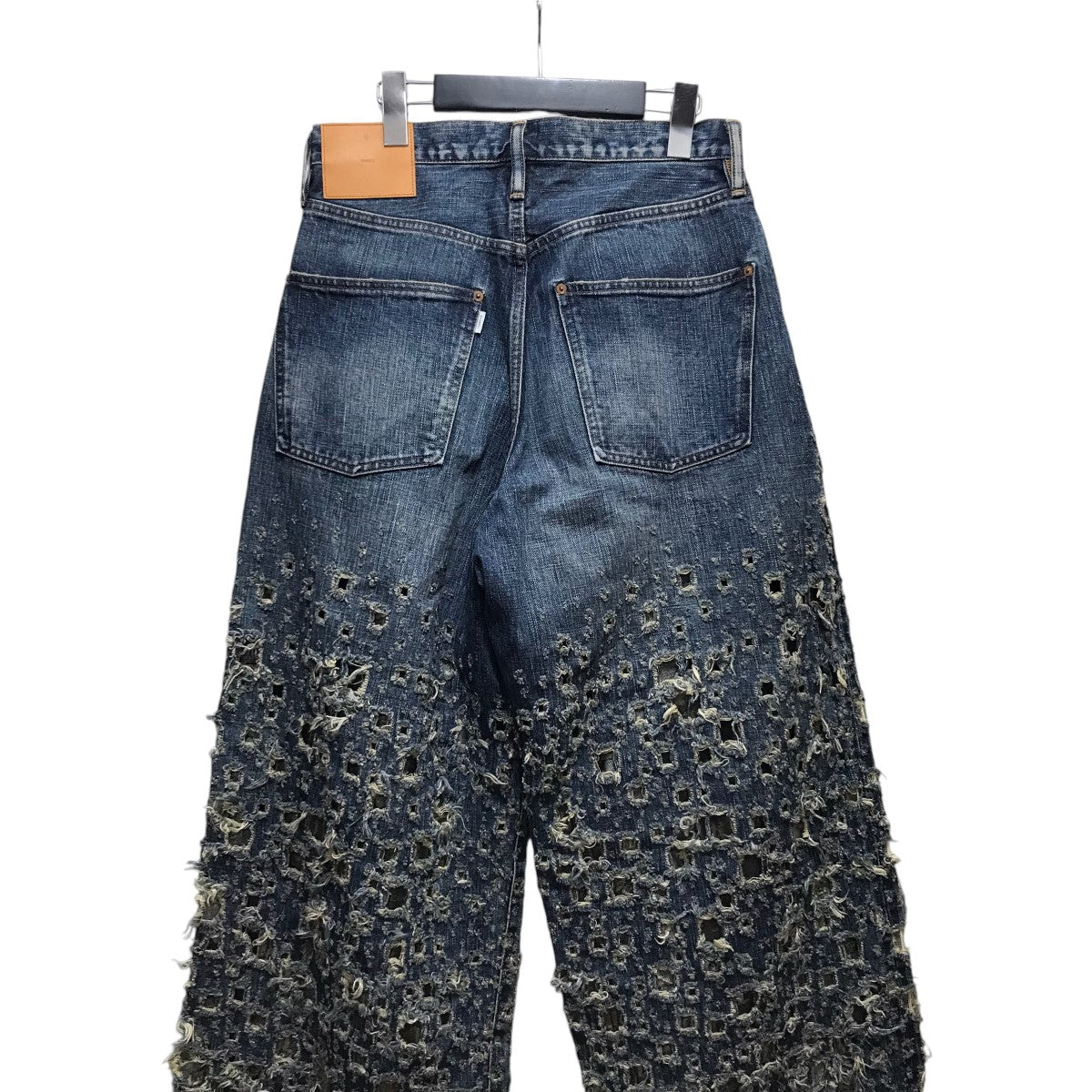 CRASHED MODERN DENIM WIDE TROUSERSデニムパンツ2441000424