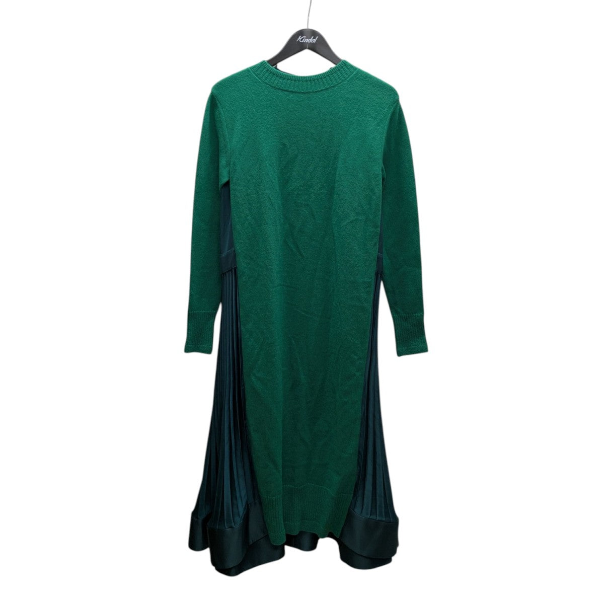 sacai(サカイ) ニットワンピース23-06820 23-06820 グリーン