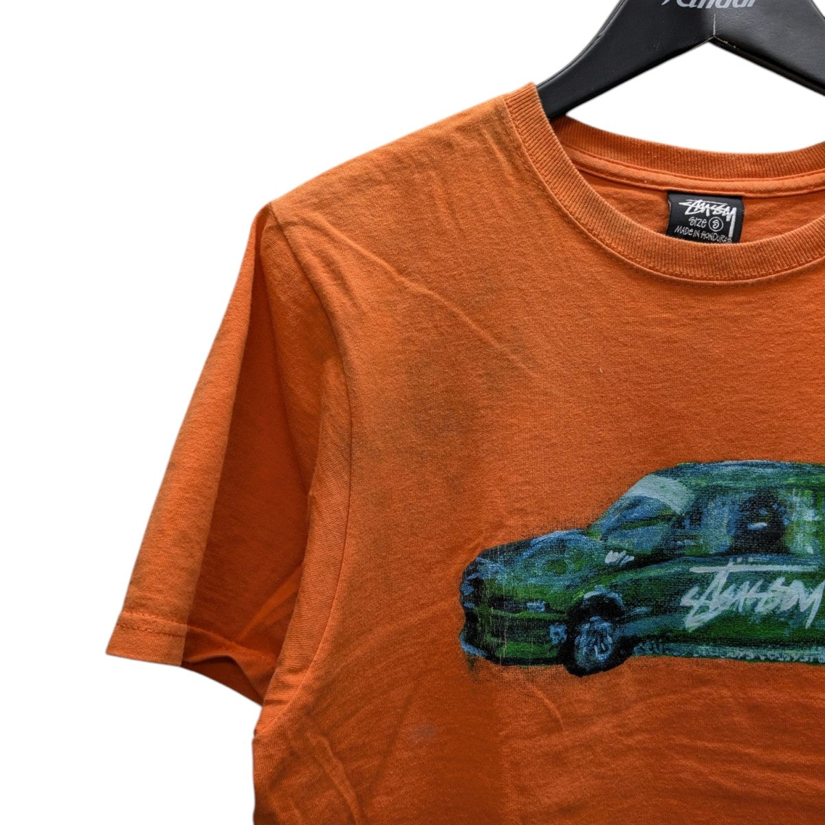 stussy(ステューシー) 23SSプリントTシャツ オレンジ サイズ S