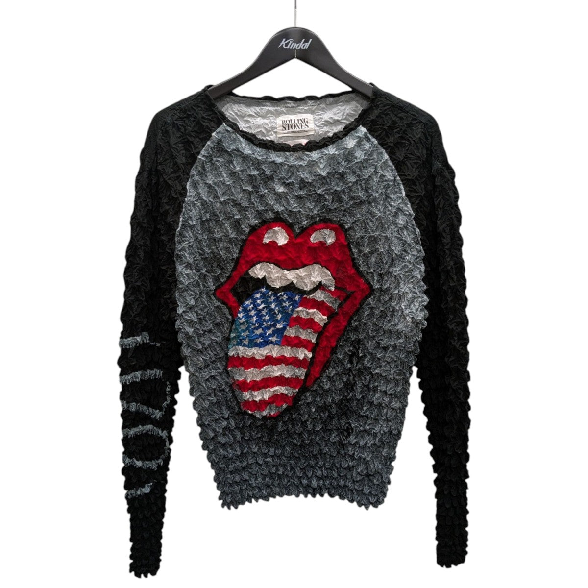 TONGUE AND LIPS POPCORNRAGLAN L S T-SHIRTローリングスローンズポップコーンカットソーMVFW-CS0122RS