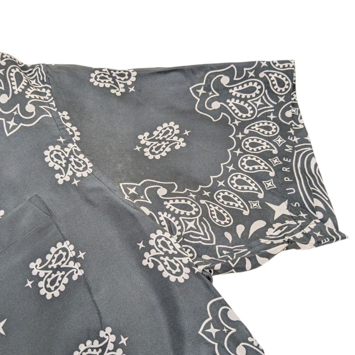 Supreme(シュプリーム) Bandana Silk Shirt半袖バンダナシルク