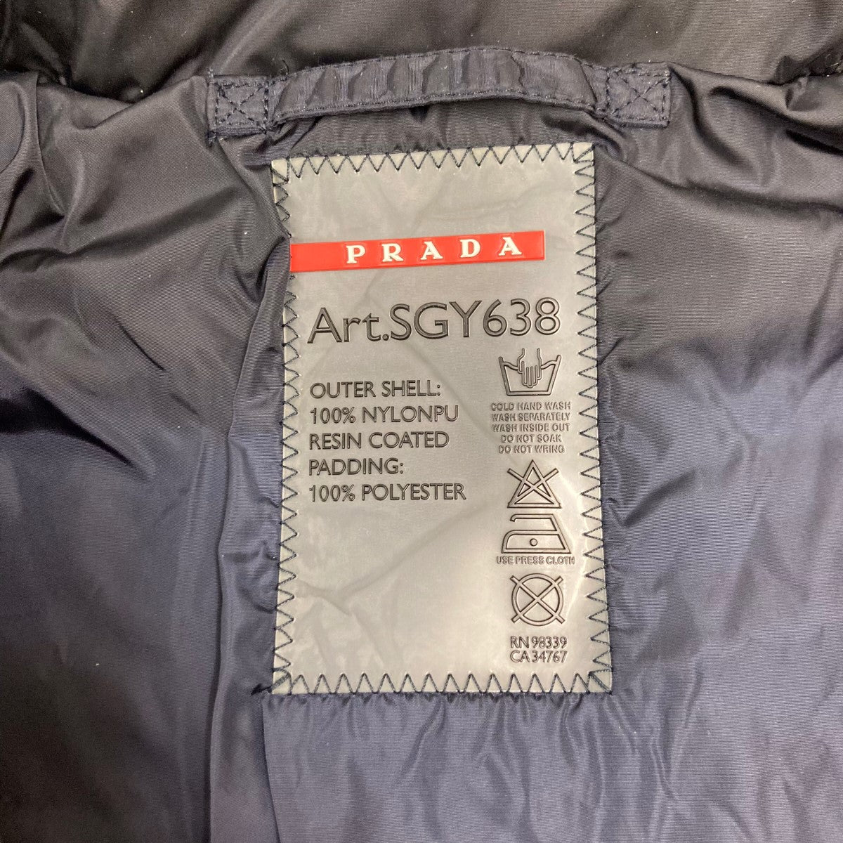 PRADA SPORTS(プラダスポーツ) 中綿ダウンジャケットArt.SGY638