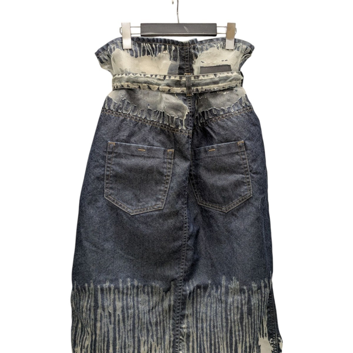 DIESEL(ディーゼル) シアーデザインデニムスカート インディゴ DIESEL(ディーゼル) シアーデザインデニムスカート インディゴ