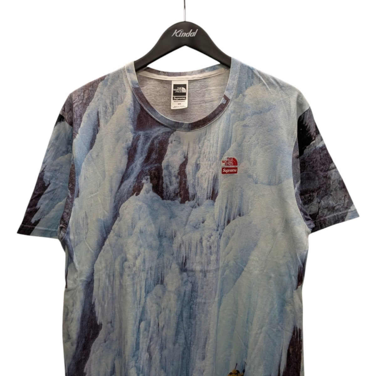 Supreme×THE NORTH FACE 総柄TシャツNF0A5G7T NF0A5G7T ブルー