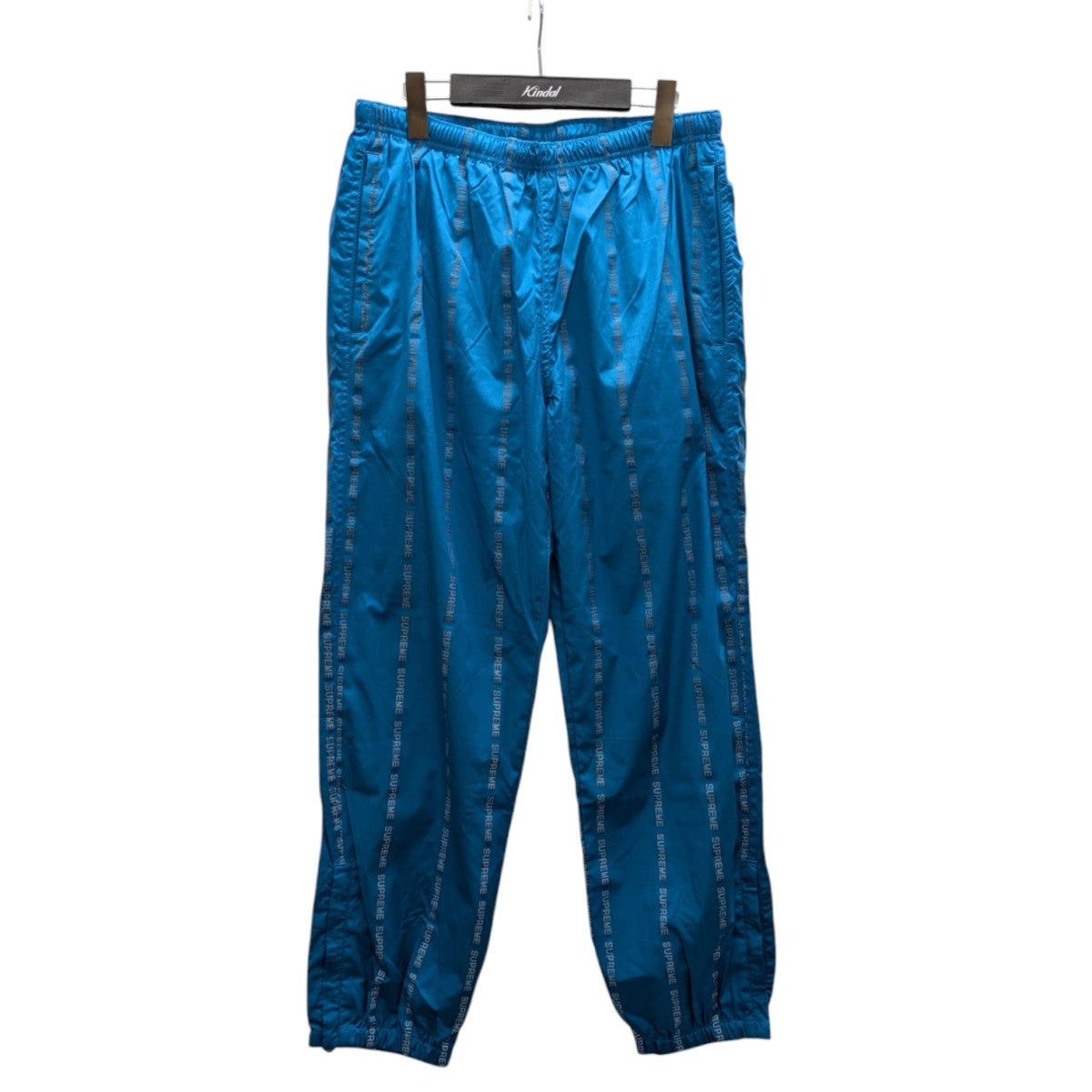 Supreme(シュプリーム) Reflective Text Track pantsナイロン総柄 