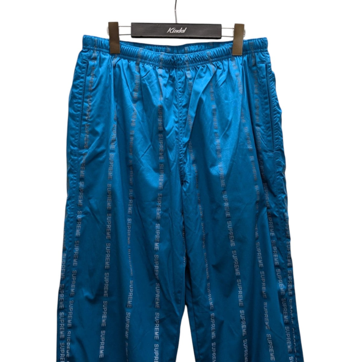 Supreme(シュプリーム) Reflective Text Track pantsナイロン総柄